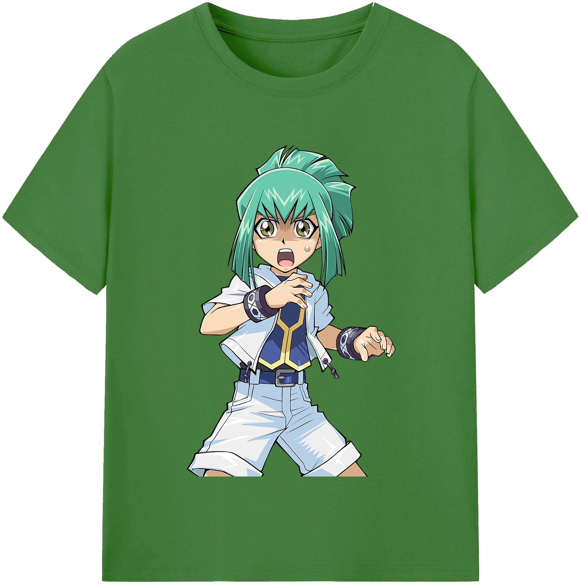 （画像用） 遊☆戯☆王 Yu-Gi-Oh! レディースカジュアルプリントTシャツ（綿100％）